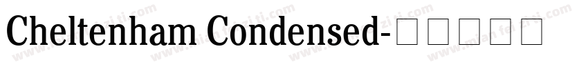 Cheltenham Condensed字体转换